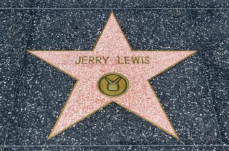 Jerry Lewis' star on Hollywood Boulevard; 