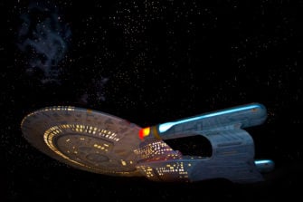 Lieutenant Uhura on Star Trek